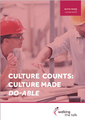 Culture transformation report for corporations