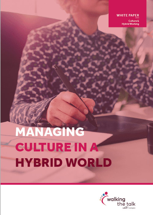 Managing organisational culture in a hybrid world