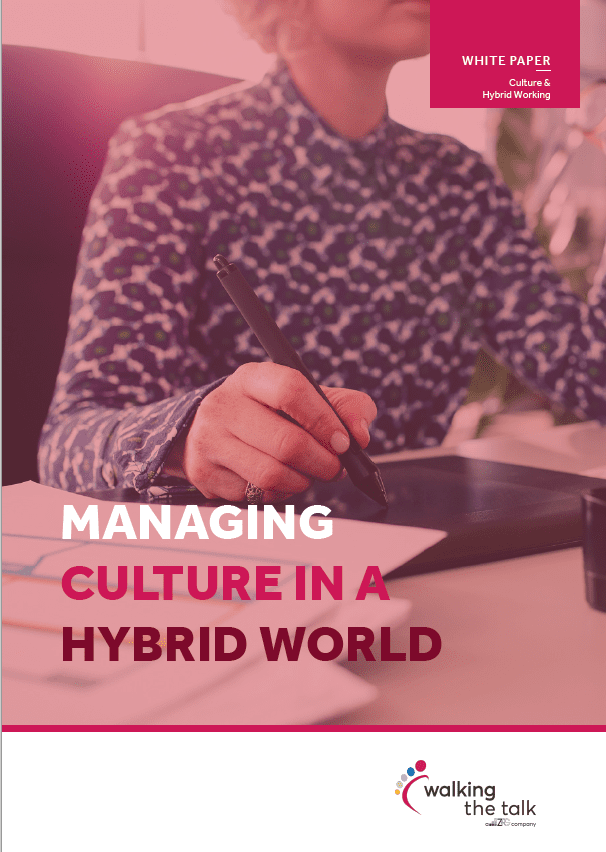 Managing culture in a hybrid world white paper